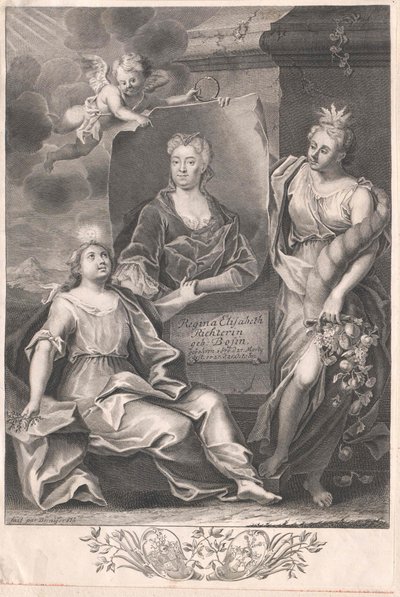 Königin Elisabeth Bose von Artist Unknown