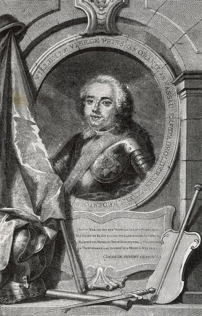WILLIAM IV (1711-1751). Erster erbliches Statthalter der Niederlande. Stich von Artist Unknown