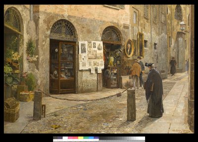Via San Bernardino alle Ossa in Mailand, Italien, 1912 von Arturo Ferrari