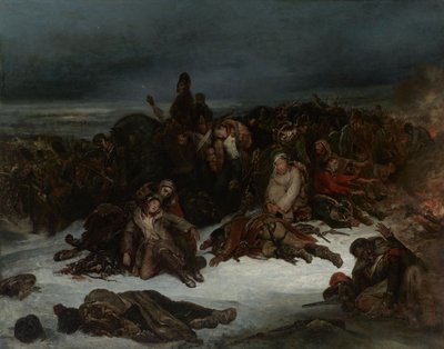Der Rückzug der Napoleonischen Armee aus Russland 1812 von Ary Scheffer