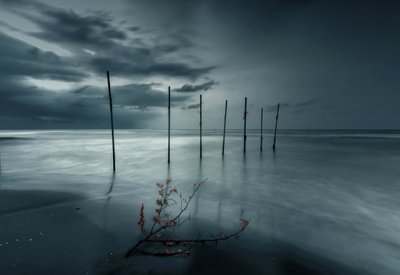 Stimmungsvolle See-Pfähle von Asef Azimaie
