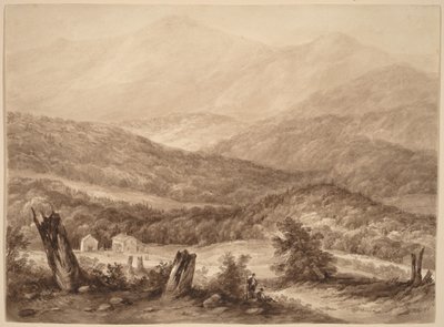Weiße Berge (?) von Asher Brown Durand