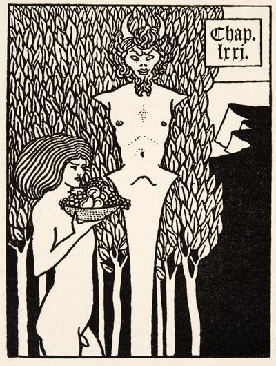Kapitelüberschrift von Aubrey Beardsley