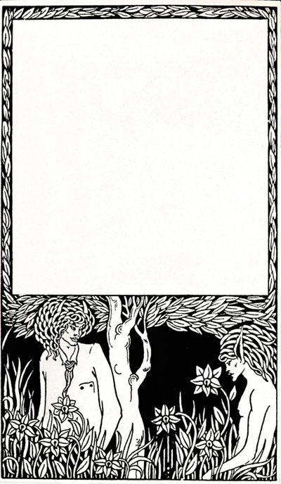 Entwurf für Titelseite von Pagan Papers, 1893, 1914 von Aubrey Beardsley