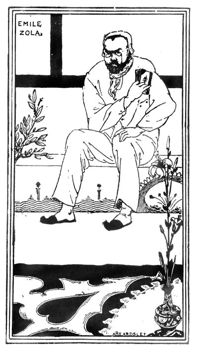Emile Zola, 1893 von Aubrey Beardsley