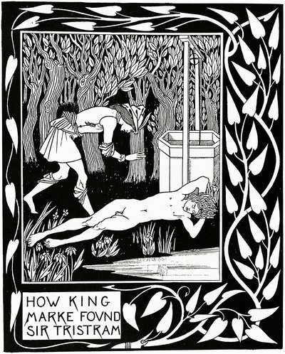 Wie König Marke Sir Tristram fand, Illustration aus 