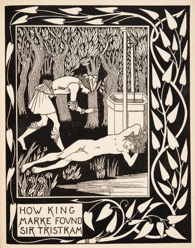 Wie König Marke Sir Tristram fand von Aubrey Beardsley