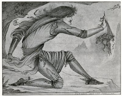 Perseus und die Gorgone von Aubrey Beardsley
