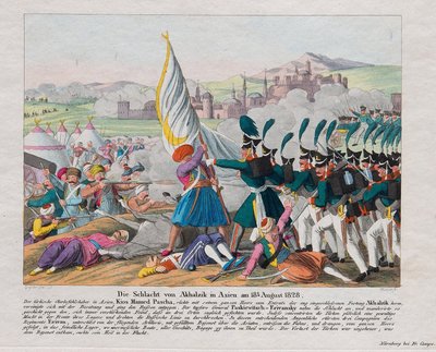 Russisch-Türkischer Krieg von 1828-1829 - Der Sturm auf die Festung Akhaltsikhe (Georgien) am 27. August von August Friedrich Andreas Campe