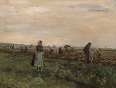 Arbeiter auf dem Feld von August Jernberg