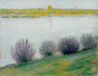 Am Rhein bei Hersel von August Macke