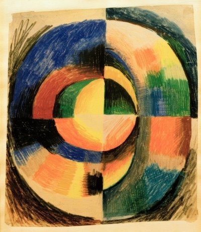 Farbenkreis II (groß) von August Macke