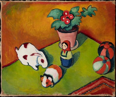Little Walters Spielzeuge von August Macke