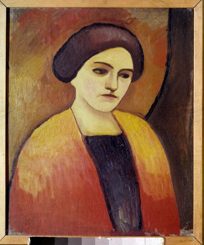 Porträt von Madame Macke, Ehefrau des Malers von August Macke