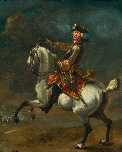 August Querfurt Fürst Karl August Friedrich von Waldeck-Pyrmont Skizze von August Querfurt