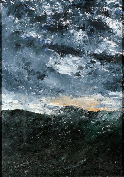 Landschaft, Seestück: Våg VIII von August Strindberg