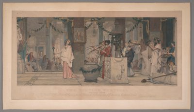 Das Weinfest: Antikes Rom von Auguste Blanchard