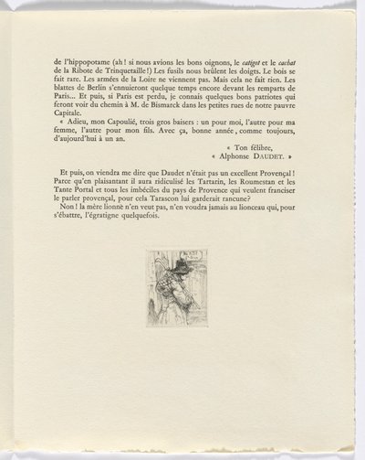 Frédéric Mistral: Mémoires et Recits von Frédéric Mistral: Vagabund (Seite 223) von Auguste Brouet