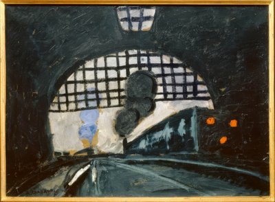 La gare von Auguste Chabaud