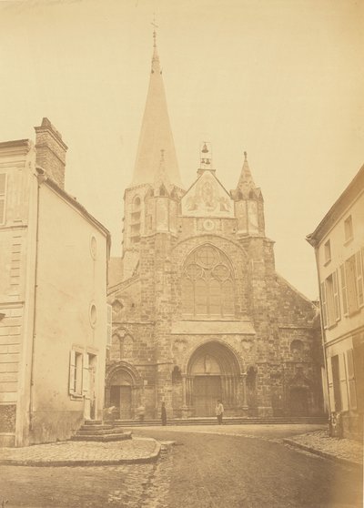 Kirche von Priseaux (Loiret) nahe der Station dieses Namens von Auguste Hippolyte Collard