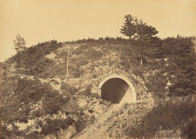 Kopf des Souterrains von Riboulet, zwischen l