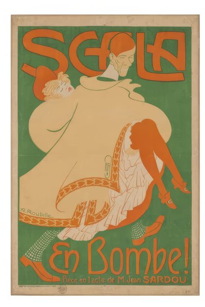 Scala. En bombe, Stück von J. Sardou von Auguste Jean Baptiste Roubille