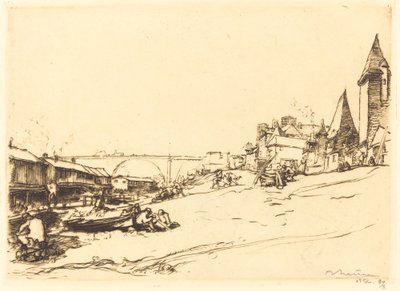 Angers - Das Haus des Königs von Polen von Auguste Lepere