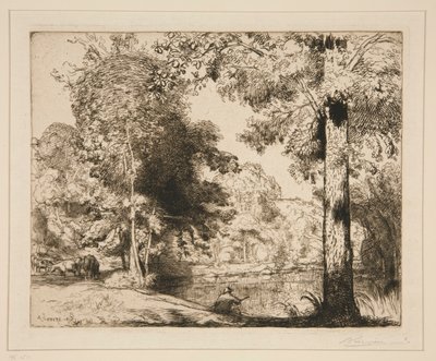 Ufer der Vie (Vendée) von Auguste Lepere