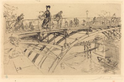 Brücke der Künste (Le pont des Arts) von Auguste Lepere