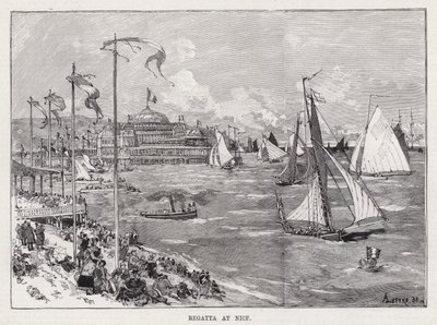 Regatta in Nizza von Auguste Lepere