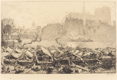 Der große Apfelmarkt von Auguste Lepere