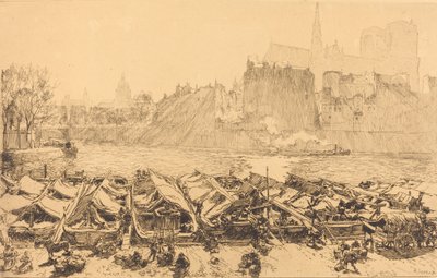 Der große Apfelmarkt von Auguste Lepere