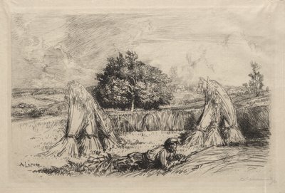 Roggenhaufen, Crèvecœur von Auguste Louis Lepère