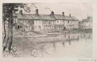 Der Teich der Wiese, Crèvecœur von Auguste Louis Lepère