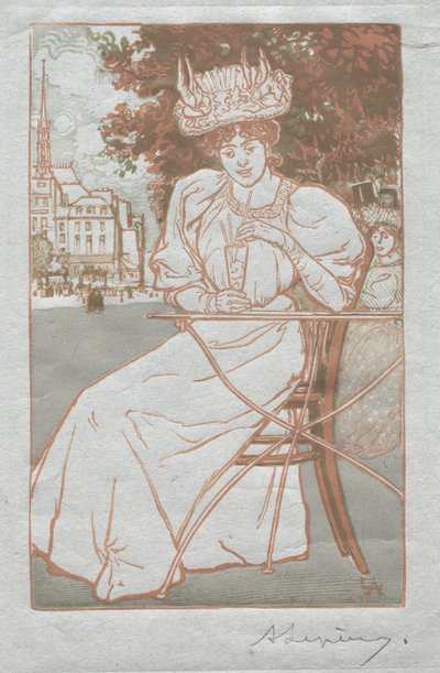 Pariser Almanach, 1897: Sommer von Auguste Louis Lepère