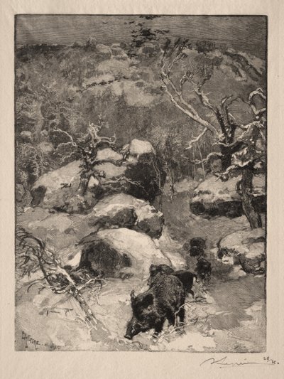 Roche Cuvier Chatillon von Auguste Louis Lepère