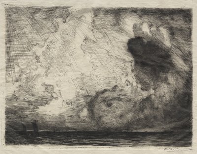 Meereslandschaft von Auguste Louis Lepère