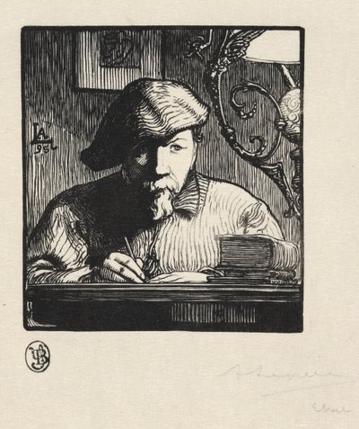 Selbstporträt von Auguste Louis Lepère