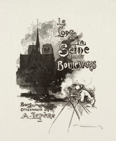 Frontispiz: Entlang der Seine und der Boulevards von Auguste Louis Lepère