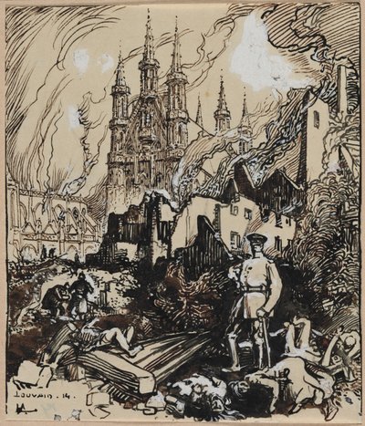 Louvain von Auguste Louis Lepère
