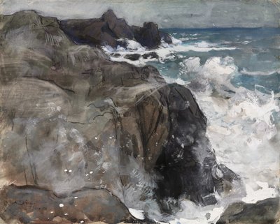Sturm auf der Insel Yeu von Auguste Louis Lepère