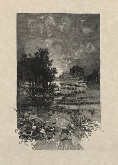 Das Fest für die Opfer der Pflicht, 1884 von Auguste Louis Lepère