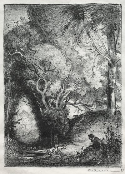 Die Schlucht im Juni von Auguste Louis Lepère