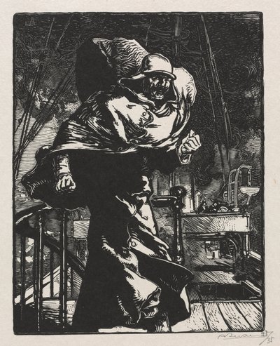 Der Krieg von 1914. Erste Serie. Kaiser Wilhelm in Wut von Auguste Louis Lepère