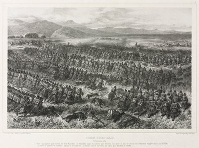 Kampf von Oued-alleg, 31. Dezember 1839, 1840 von Auguste Raffet
