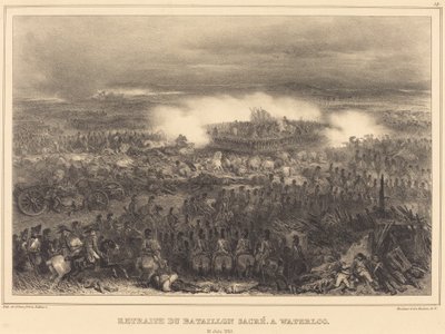 Rückzug bei Waterloo von Auguste Raffet