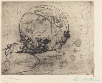 Die Liebe lenkt die Welt von Auguste Rodin