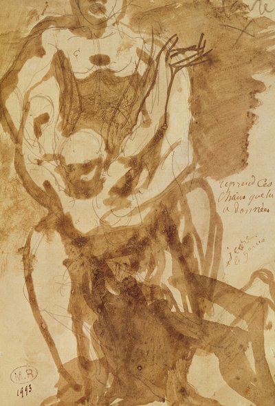 Zwei Figuren (Vorstudie für 