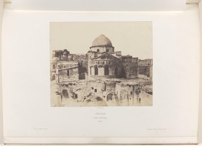 Apsis der Grabeskirche in Jerusalem von Auguste Salzmann