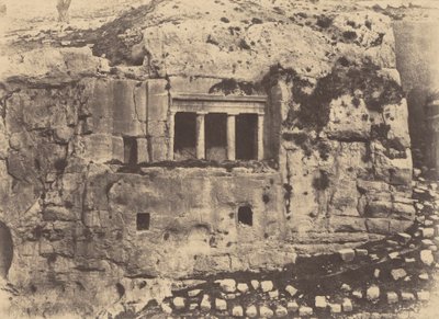 Jerusalem. Tal Josaphat. Grab des heiligen Jakobus von Auguste Salzmann